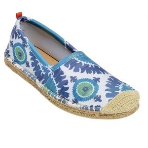 Sea Star Beachwear Blue Susani Beachcomber Espadrille Size W11